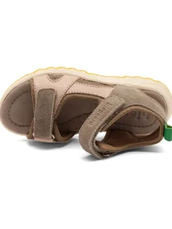 Sandalen in Khaki/ Beige