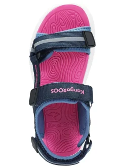Sandalen in Pink/ Dunkelblau
