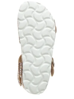 Sandalen in Rosa/ Bunt