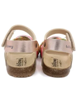 Sandalen in Rosa/ Bunt