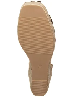 Sandalen in Schwarz/ Creme