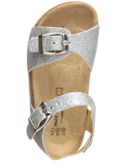 Sandalen in Silber