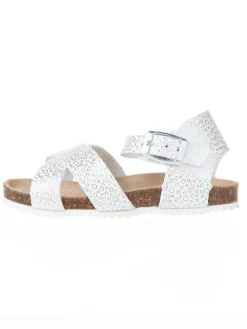Sandalen in Silber