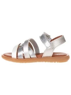 Sandalen in Silber