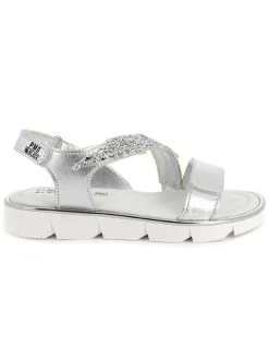 Sandalen in Silber