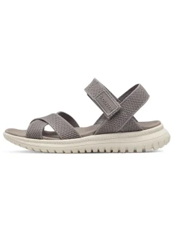 Sandalen in Taupe