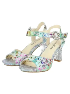 Sandalen in Weiß Kombi