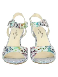 Sandalen in Weiß Kombi