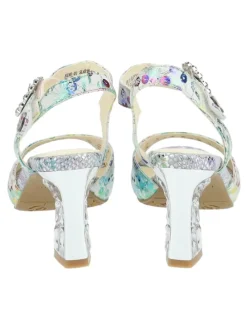 Sandalen in Weiß Kombi