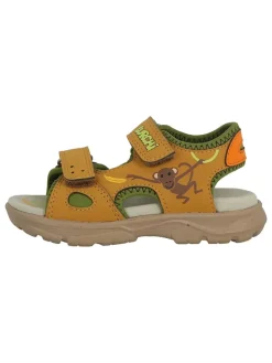 Sandalen "Kio-S" in Orange/ Grün