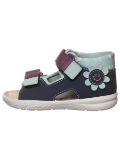 Sandalen "Kittie" in Dunkelblau/ Lila/ Türkis