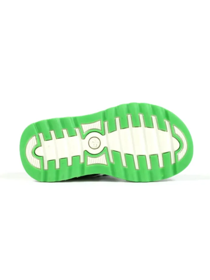 Sandalen "Leo" in Dunkelblau/ Grün