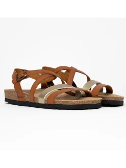 Sandalen "Marte" in Hellbraun