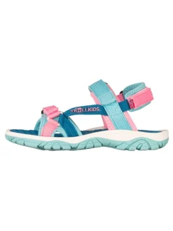 Sandalen "Oslofjord" in Hellblau/ Rosa/ Blau