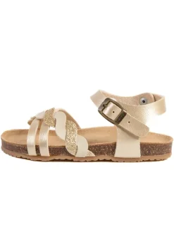 Sandalen "Rosso" in Gold