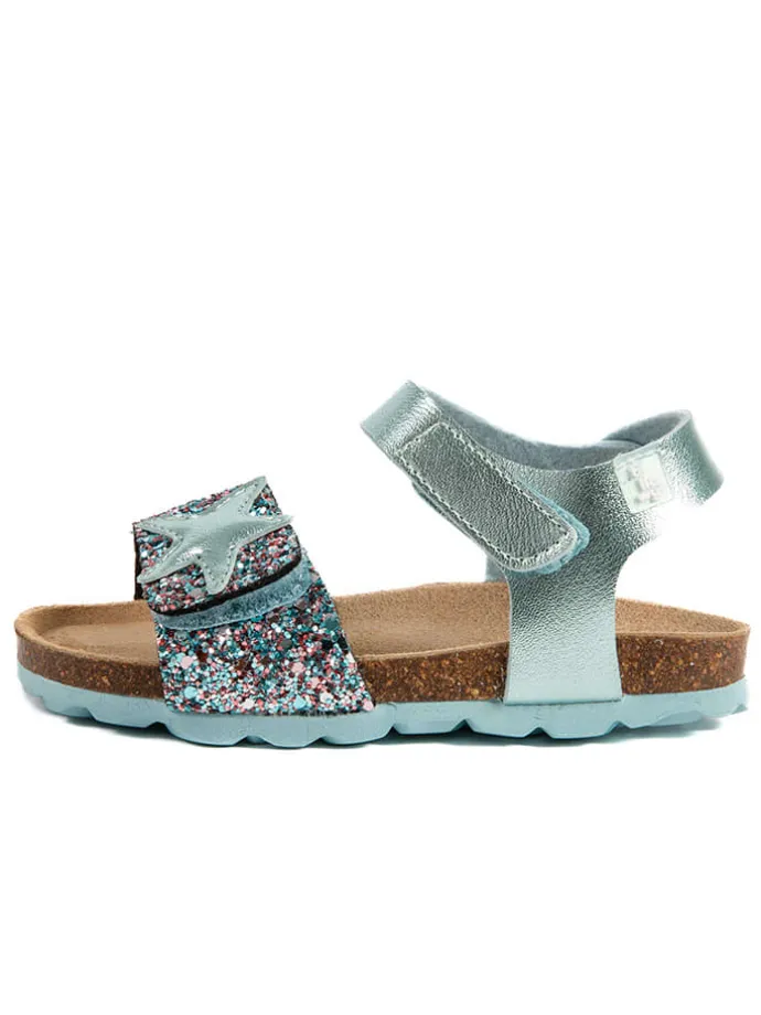 Sandalen "Rosso" in Hellblau