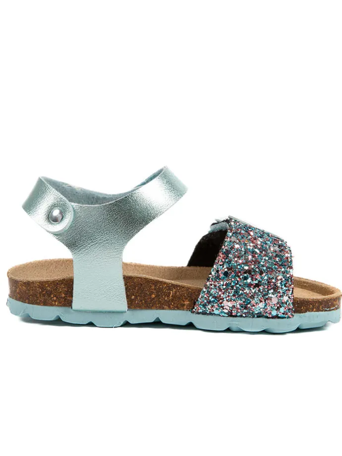 Sandalen "Rosso" in Hellblau