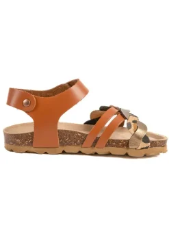 Sandalen "Rosso" in Hellbraun