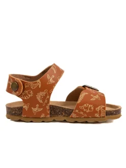 Sandalen "Rosso" in Hellbraun