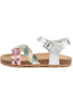 Sandalen "Rosso" in Silber