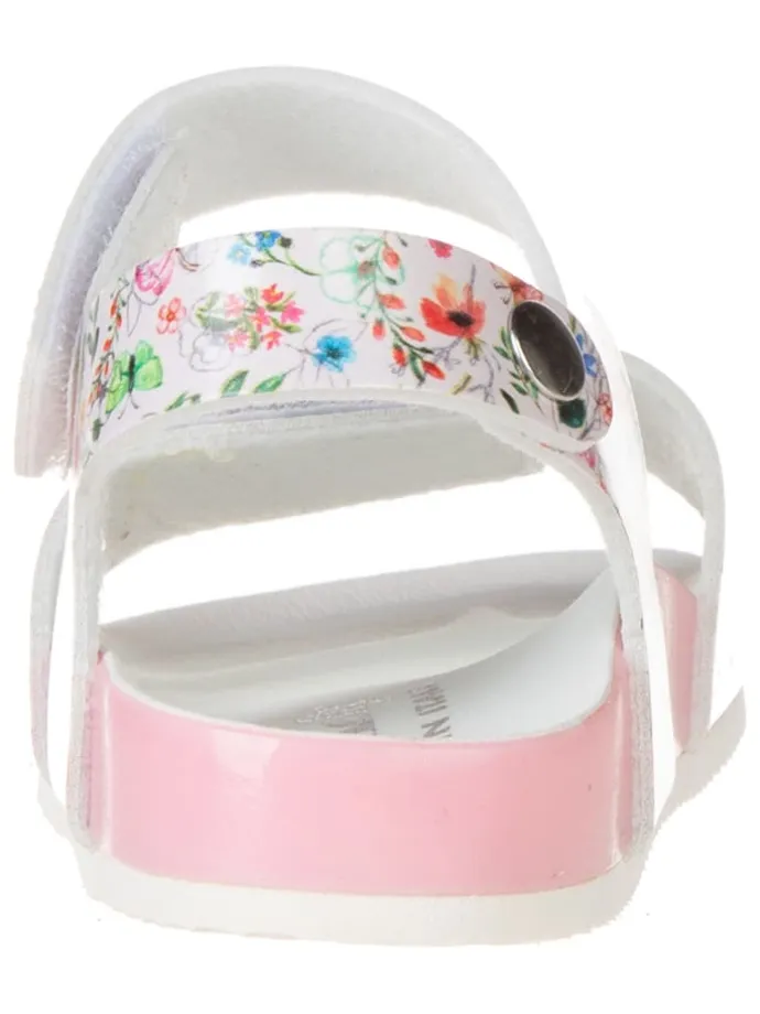 Sandalen "Sara" in Weiß/ Bunt