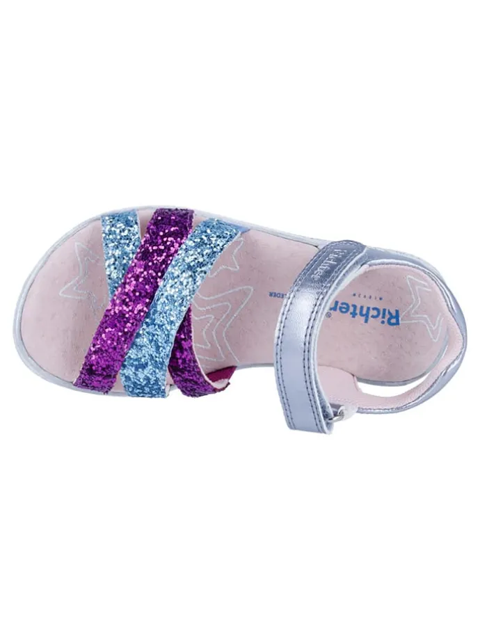 Sandalen "Sole" in Blau/ Lila