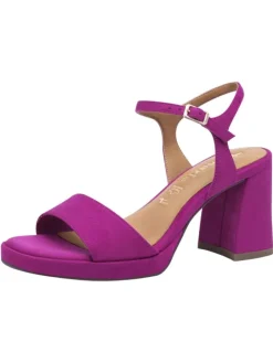 Sandalette in DARK PINK