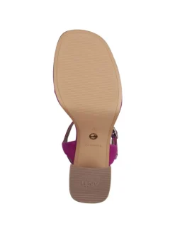 Sandalette in DARK PINK