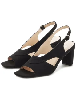 Sandalette in schwarz