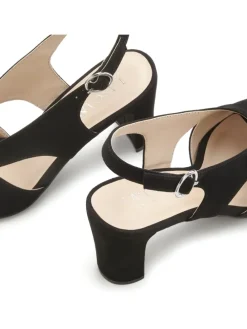 Sandalette in schwarz