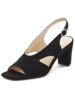 Sandalette in schwarz