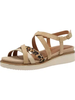 Sandalette in TAN COMB