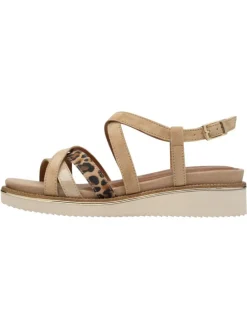 Sandalette in TAN COMB