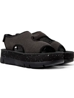 Sandaletten in Anthrazit