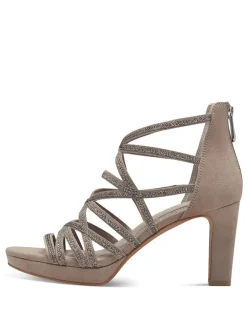 Sandaletten in Beige