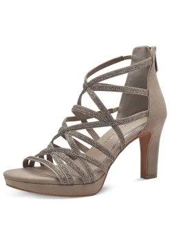 Sandaletten in Beige