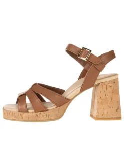 Sandaletten in Hellbraun