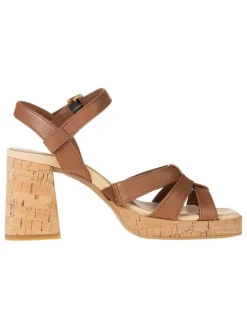 Sandaletten in Hellbraun