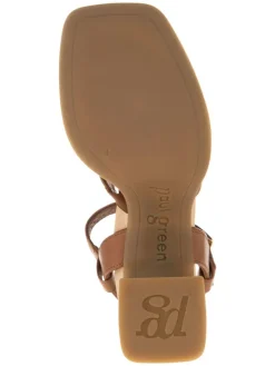 Sandaletten in Hellbraun
