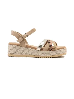 Sandaletten in Khaki