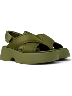 Sandaletten in Khaki