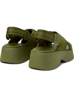 Sandaletten in Khaki