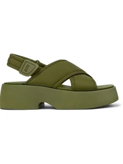 Sandaletten in Khaki