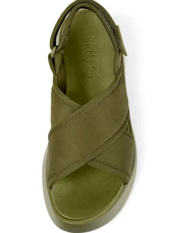 Sandaletten in Khaki