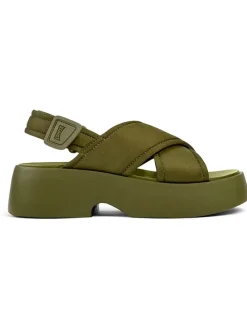 Sandaletten in Khaki