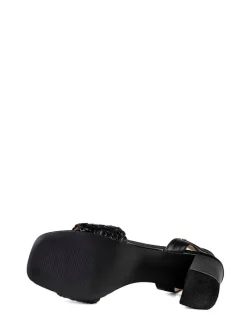 Sandaletten in Schwarz