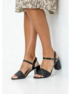 Sandaletten in Schwarz