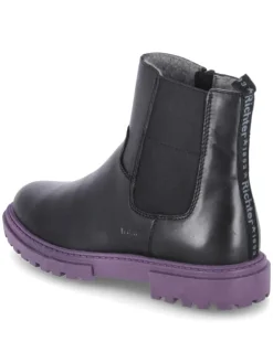 Schlupfstiefel in schwarz