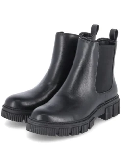 Schlupfstiefel in schwarz