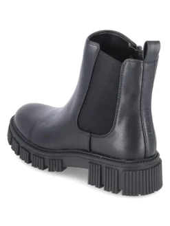 Schlupfstiefel in schwarz